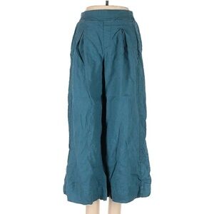 ATHLETA Playa 100% Linen Wide Leg Crop Pants size 8
